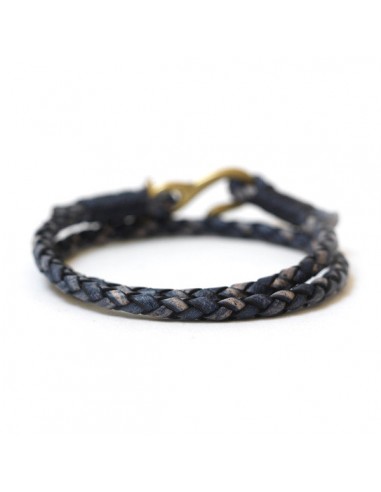 Braided Leather Double Wrap Bracelet offre 