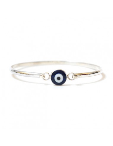 Silver Cuff Evil Eye Bracelet Les êtres humains sont 