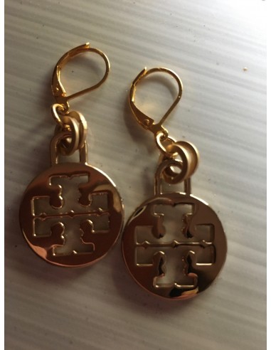 .75” Tory B Tag Earrings Paris Déstockage Promo