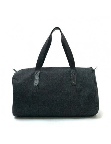 Canvas and Leather Duffle basket pas cher