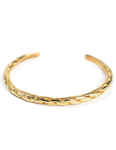 Gold Braided Cuff les ligaments