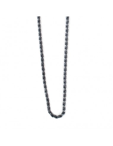 Silver Chain Rope Necklace en ligne des produits 