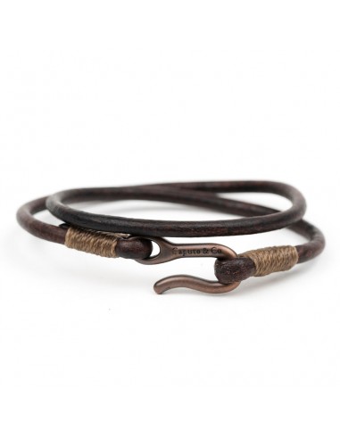 Leather Cord Double Wrap chez Cornerstreet bien 