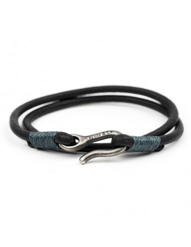 Leather Cord Double Wrap de pas cher