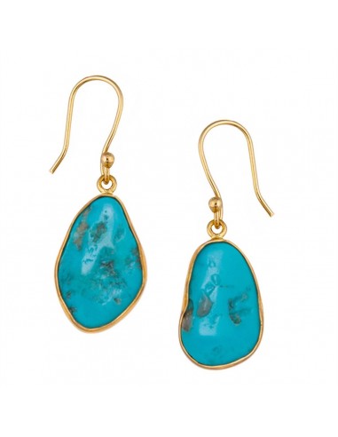 Alchemia Sleeping Beauty Turquoise Freeform Drop Earrings Fin de série