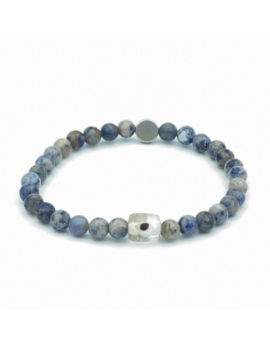 Evil Eye Glass And Gemstone Stretch Bracelet la chaussure