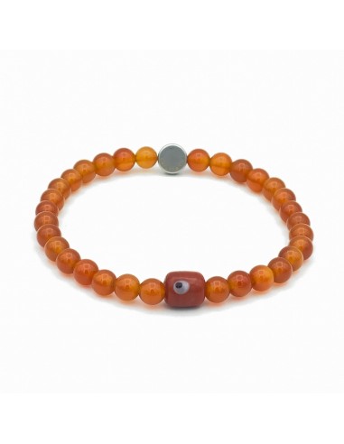 Evil Eye Glass And Gemstone Stretch Bracelet les ligaments