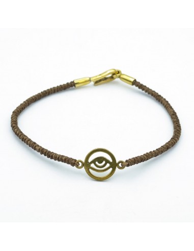 Brass Evil Eye Bracelet les ctes