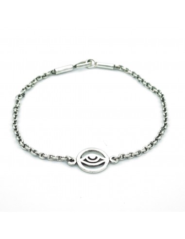 Evil Eye Silver Chain Bracelet 2023