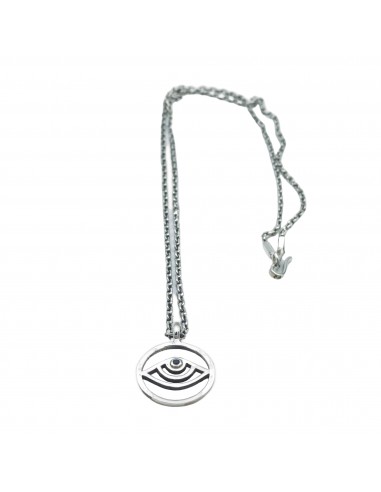 Sapphire Medallion Evil Eye  Necklace des créatures d'habitude